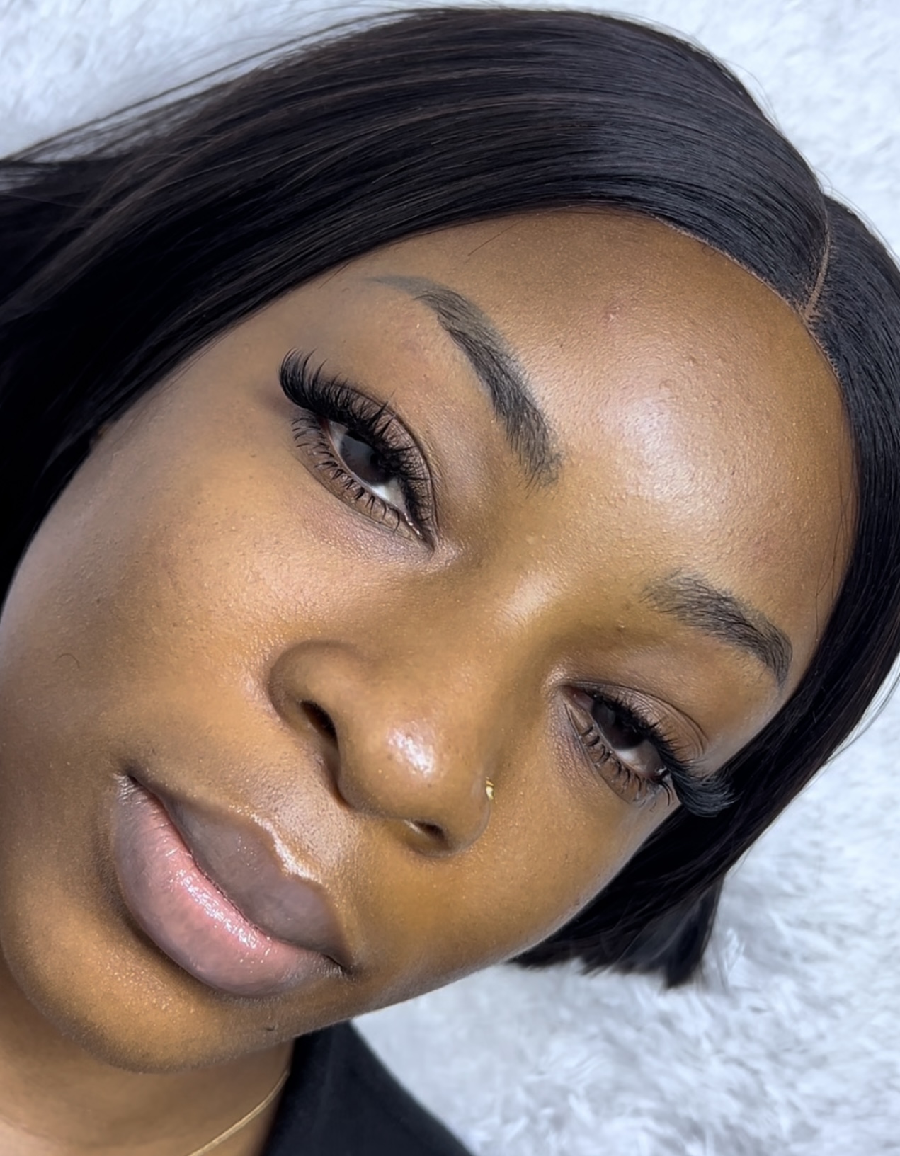 Wispy lashes